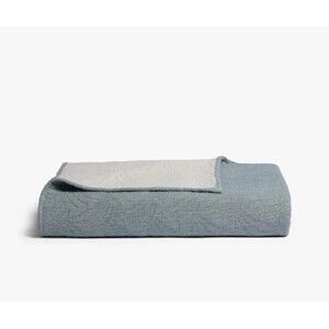 Palm Jacquard Bed Blanket Queen/King Cove - Parachute